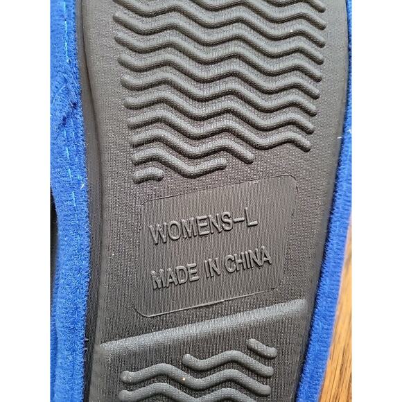 New York Giants Womens Slippers Size Large Ladies Foco NWT New - Picture 3 of 10